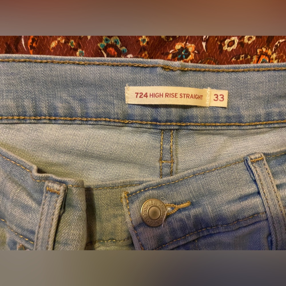 Levi’s High Rise Straight Jeans - Picture 3 of 4